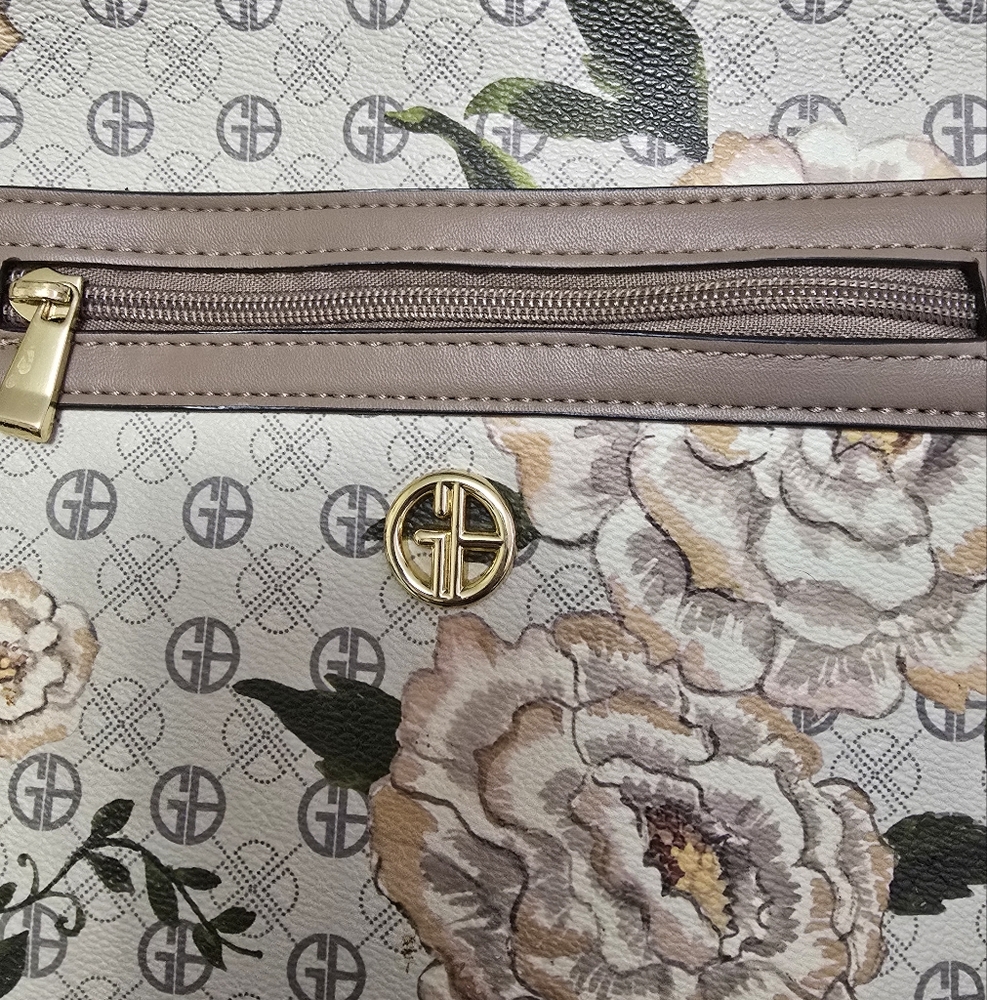 Giani Bernini Floral Shoulder Hobo Bag - Picture 5 of 9